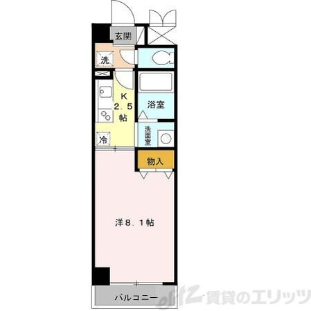 モンプランドール千里の物件間取画像